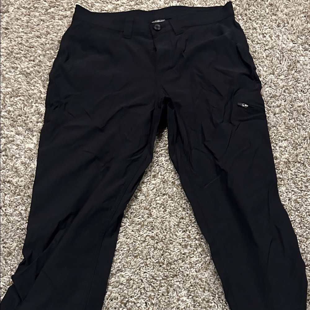 Eddie Bauer Men's Black Cargo Pants